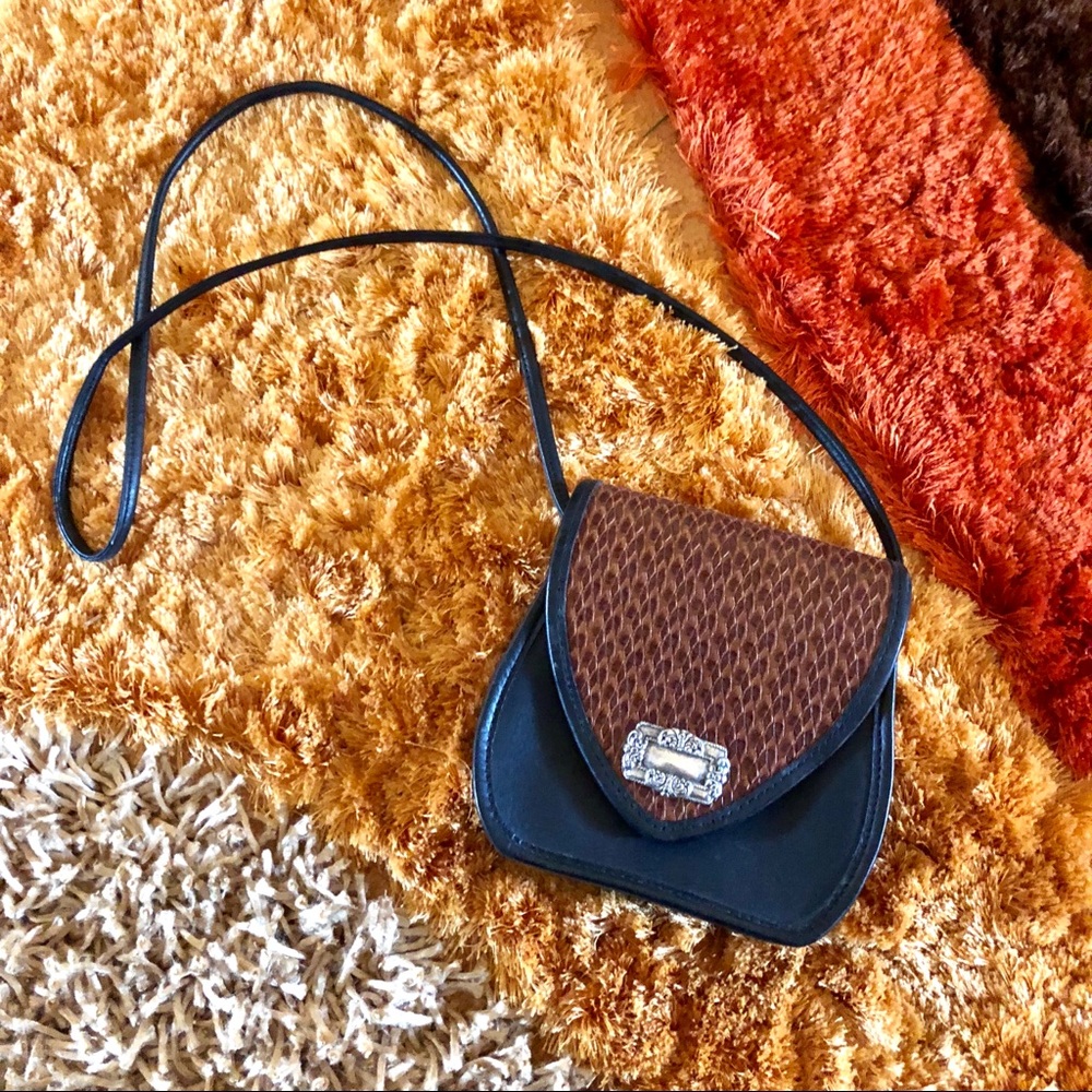 Vintage Small Leather Crossbody Purse